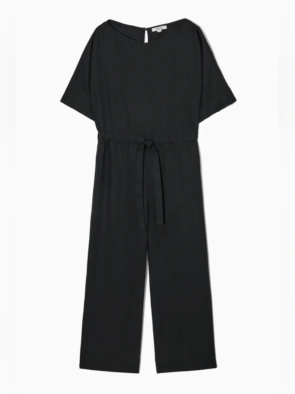 COS Drawstring Waist Linen Jumpsuit